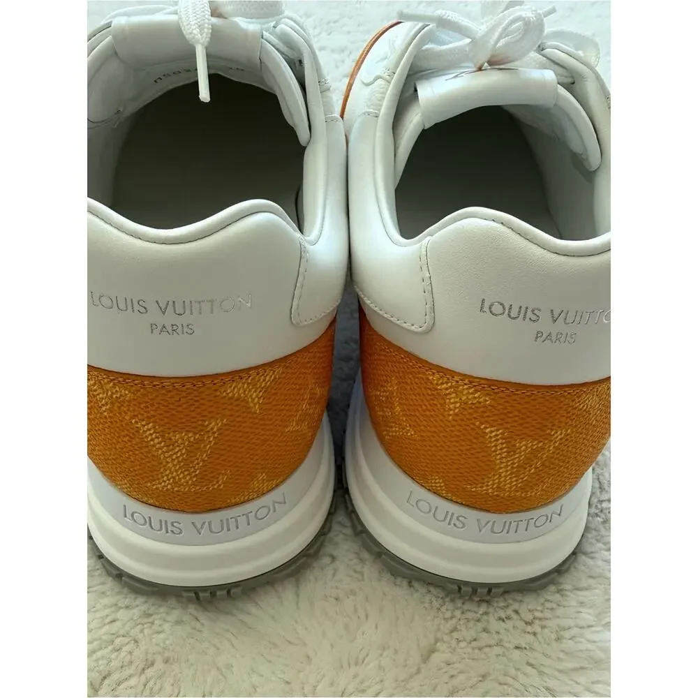 NEW!!! Louis Vuitton men sneakers  yellow/white size 10US Authentic Retail 1250